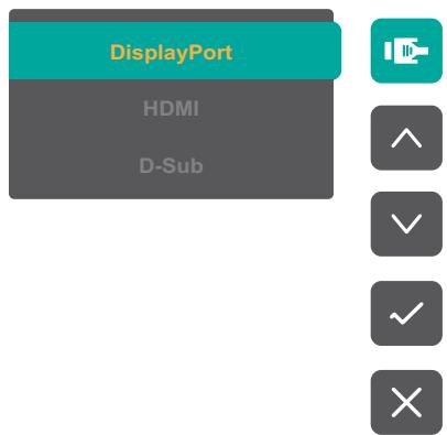 VIEWSONIC VP2458 - Input Select (Entrée) - 1