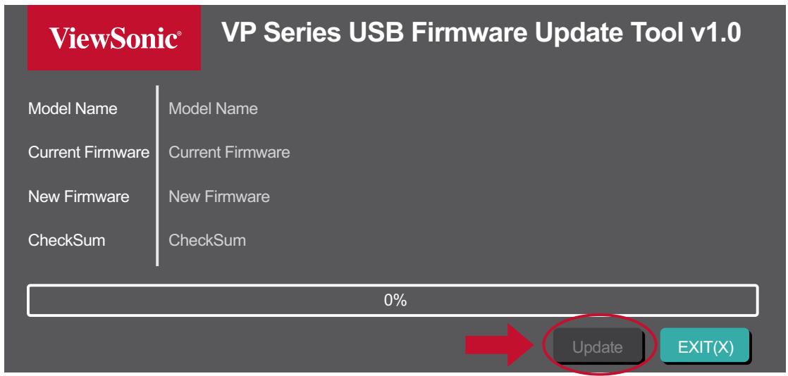 VIEWSONIC VP2458 - Mise à jour du firmware - 3