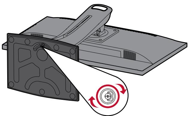 VIEWSONIC VP2458 - Installation du socle - 3