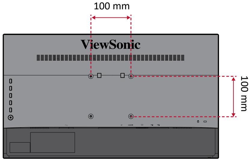 VIEWSONIC VP2458 - Montage mural - 3