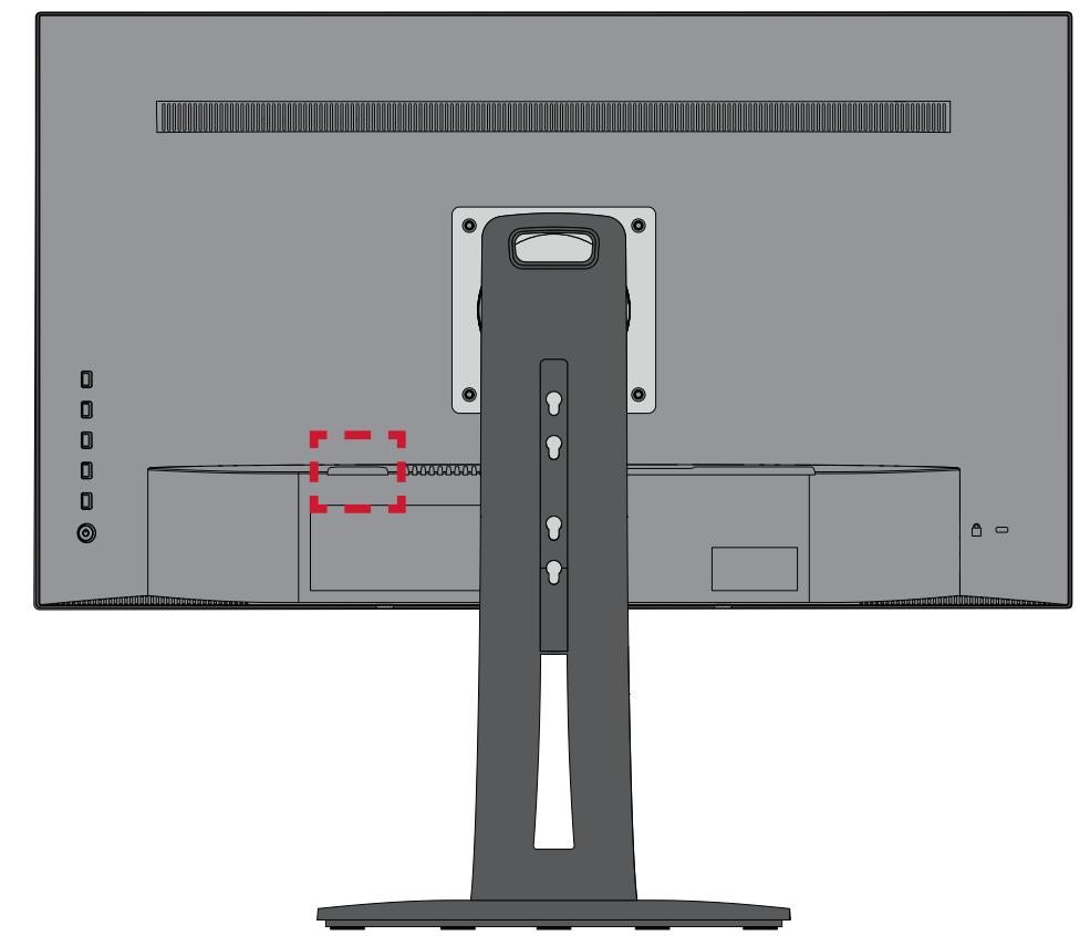 VIEWSONIC VP2468a - Branchement sur l'alimentation - 1