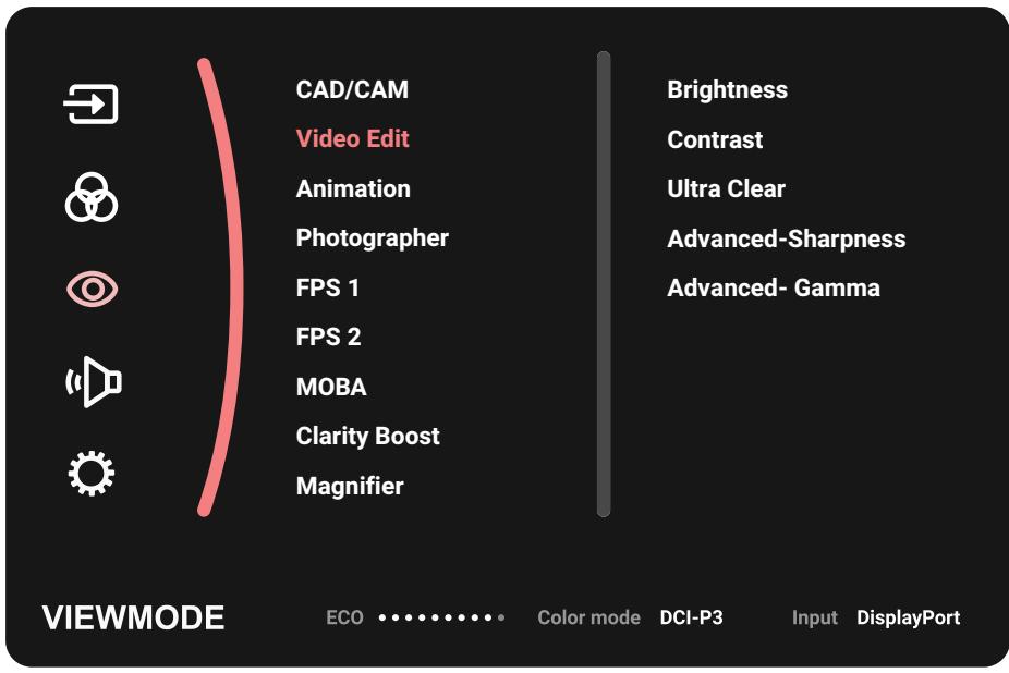 VIEWSONIC VP2488-4K - Viewmode (mode de visualisation) - 1