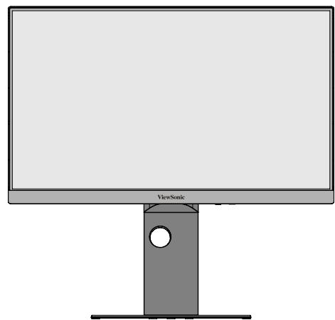 VIEWSONIC VP2488-4K - Installation du socle - 1