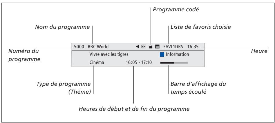 BANG & OLUFSEN DVB-S - Le menu satellite principal - 7