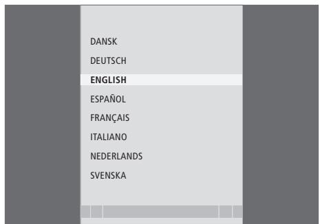 BANG & OLUFSEN DVB–T/S - Contenu des menus PREMIÈR INSTALLATION ... - 1