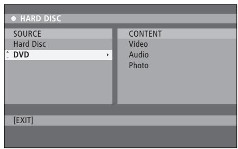 BANG & OLUFSEN DVD 2 - Utiliser les menus sur écran du DVD - 1