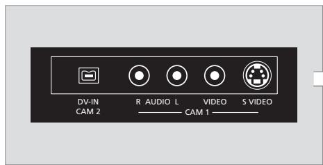 BANG & OLUFSEN DVD 2 - Prises du panneau avant - 1