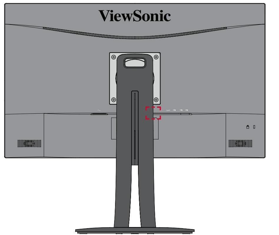 VIEWSONIC VP2756-2K - Branchement HDMI - 1