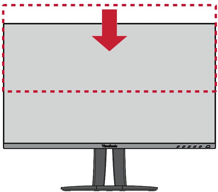 VIEWSONIC VP2756-4K - Réglage de la hauteur - 1
