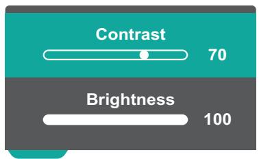 VIEWSONIC VP2756-4K - Contrast/Brightness (Contraste/Luminosité) - 1