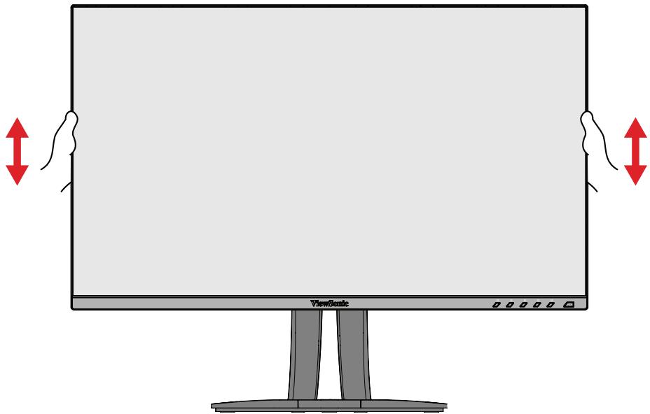 VIEWSONIC VP2756A-2K - Réglage de la hauteur - 1