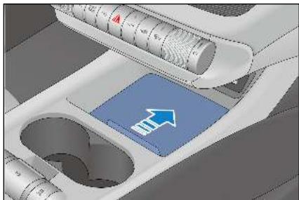 BYD Dolphin (2021) - Compartiment de la console centrale - 1