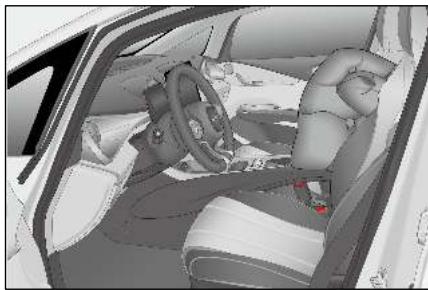 BYD Dolphin (2021) - Airbags latéraux pour sièges avant - 2