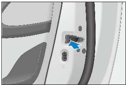 BYD Dolphin (2021) - Verrouillage d'urgence du véhicule à l'aide de la clé mécanique - 1