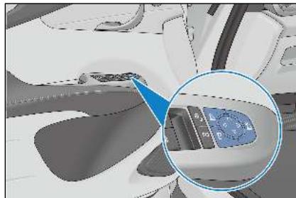 BYD Dolphin (2021) - Boutons de réglage des rétroviseurs électraux - 1
