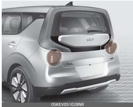 KIA E-Soul (2019) - Capteurs de détction (radar d'angle arrêté) - 1