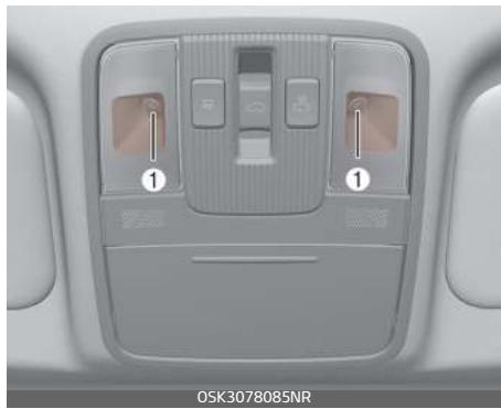 KIA E-Soul (2019) - Remplacement de la lampe de lecture (type DEL) - 1