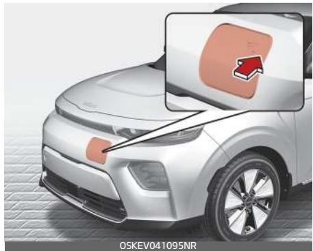 KIA E-Soul (2019) - Branchement d'un chargeur CC - 1