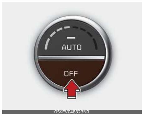 KIA E-Soul (2019) - Désactivation de la commande de climatisation avant - 1