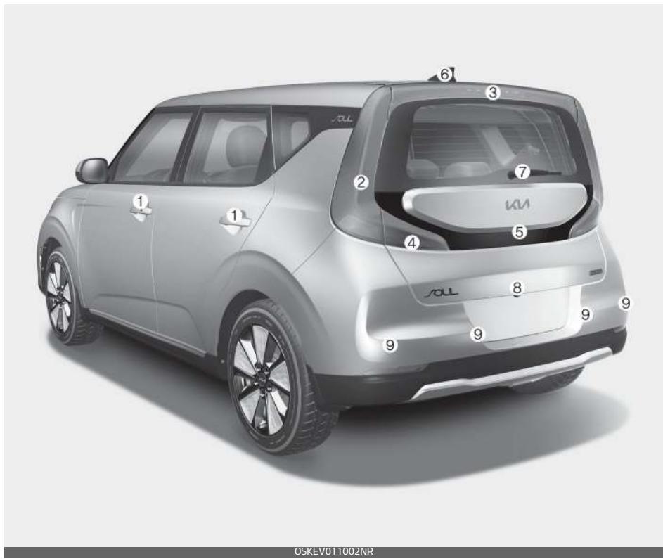 KIA E-Soul (2019) - Vue arrière - 1