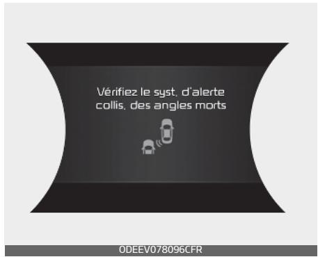 KIA E-Soul (2019) - Alerte de collision d'angle mort désactivée. Radar obstrué - 2