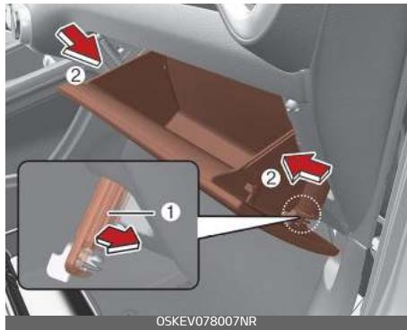 KIA E-Soul (2019) - Inspection et remplacement du filtré à air du climatiseur - 2