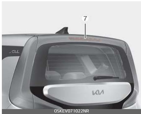 KIA E-Soul (2019) - Position d'ampoule de feu (arrière) - 3