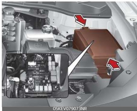 KIA E-Soul (2019) - Remplacement d'un fusible du compartment moteur - 1