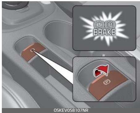 KIA E-Soul (2019) - Serrage du frein de stationnement électronique (EPB) - 1