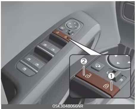 KIA E-Soul (2019) - Avec le commutateur de verrouillage/déverrouillage centralisé des portes - 1