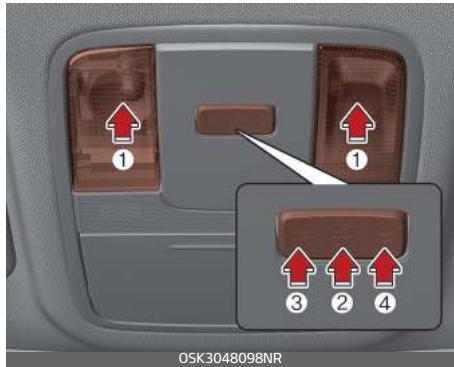 KIA E-Soul (2019) - Lamp de lecture - 1