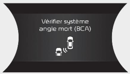 KIA E-Soul (2019) - Alerte de collision d'angle mort désactivée. Radar obstrué - 3