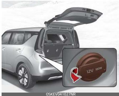 KIA E-Soul (2019) - Prise de courant - 2