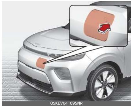 KIA E-Soul (2019) - Branchement d'un chargeur CA - 1