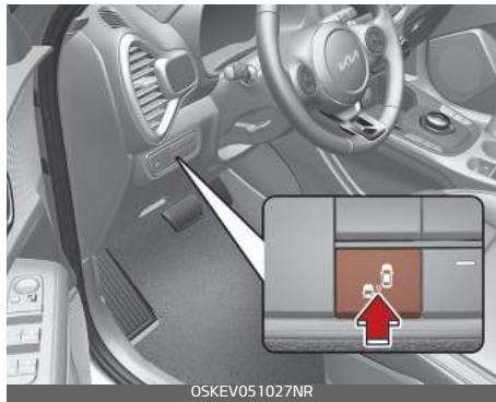 KIA E-Soul (2019) - Réglage et activation de la fonction d'alerte en cas de collision dans l'angle mort / assistance en cas de collision dans l'angle mort - 1