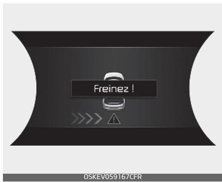 KIA E-Soul (2019) - Assistance à l'évitement des collisions avec la circulation transversale arrêté. - 1