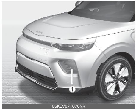 KIA E-Soul (2019) - Remplacement d'un phare antibrouillard avant (type DEL) (selon l'equipement) - 1