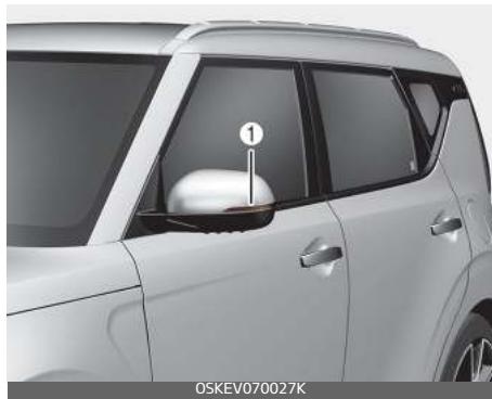 KIA E-Soul (2019) - Feux de gabarit latéraux (selon l'equipement) - 1