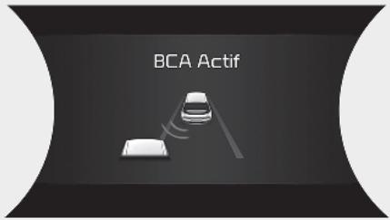 KIA E-Soul (2019) - Fonctionnement de l'assistance à la prévention des collisions dans l'angle mort - 2