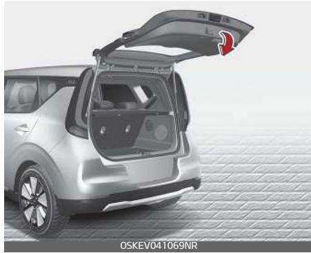 KIA E-Soul (2019) - Fermeture du hayon - 1