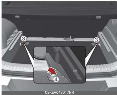 KIA E-Soul (2019) - Augmenter l'espace de chargement - 3