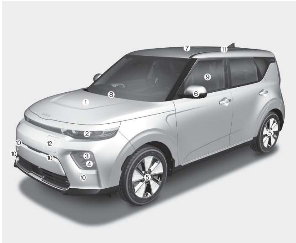 KIA E-Soul (2019) - Aperçu de l'extérieur - 1
