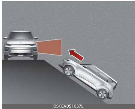 KIA E-Soul (2019) - Lorsque le vehicule se trouve sur/ pres d'une pente - 1