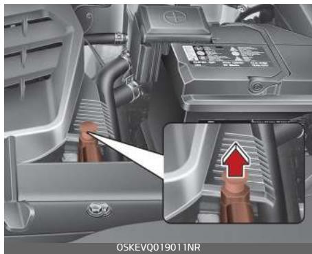 KIA E-Soul (2019) - Comment débrancher le connecteur de charge en cas d'urgence - 1