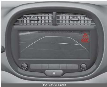 KIA E-Soul (2019) - Assistance à l'évitement des collisions avec la circulation transversale arrêté. - 4