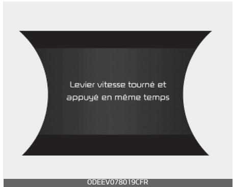 KIA E-Soul (2019) - Levier de changement de vitesses rotatif tourné en appuyant sur P - 1