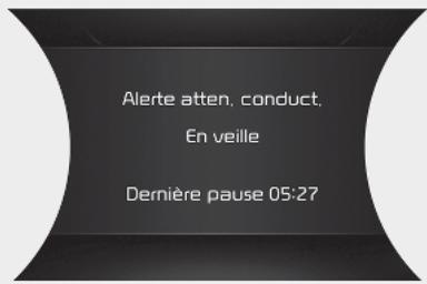 KIA E-Soul (2019) - Alerte d'attention du conducteur - Mode veille - 1