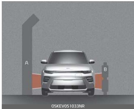 KIA E-Soul (2019) - En roulant à côté d'une structure le long de la route - 1