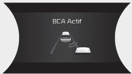 KIA E-Soul (2019) - Fonctionnement de l'assistance à la prévention des collisions dans l'angle mort - 1