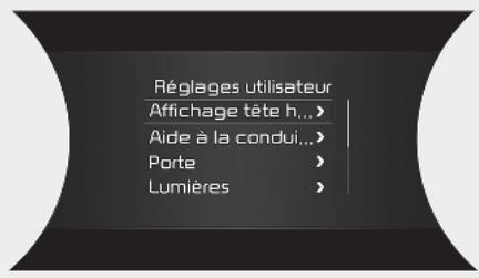 KIA E-Soul (2019) - Mode Reglages utiliseur - 1